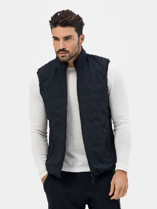 Crazy Savings AARON DOUBLE FACE VEST IN BLUE
