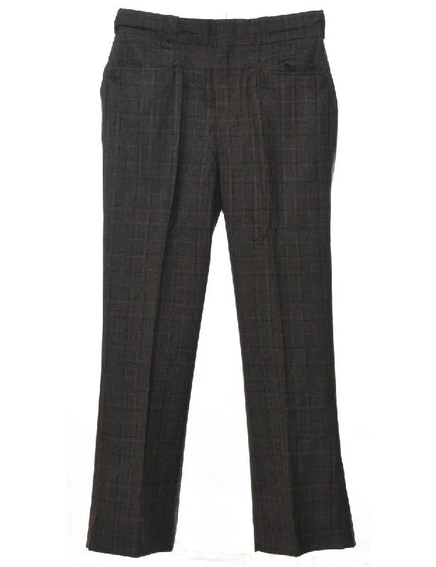 Brown Smart Trousers - W32 L29