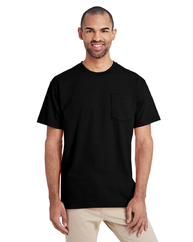 Gildan Hammer T-Shirt with Pocket | Black