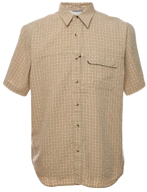 Today Only Beige Checked Shirt - L
