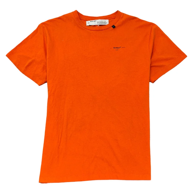 Men's Arrow Logo T-Shirt Orange Size XS