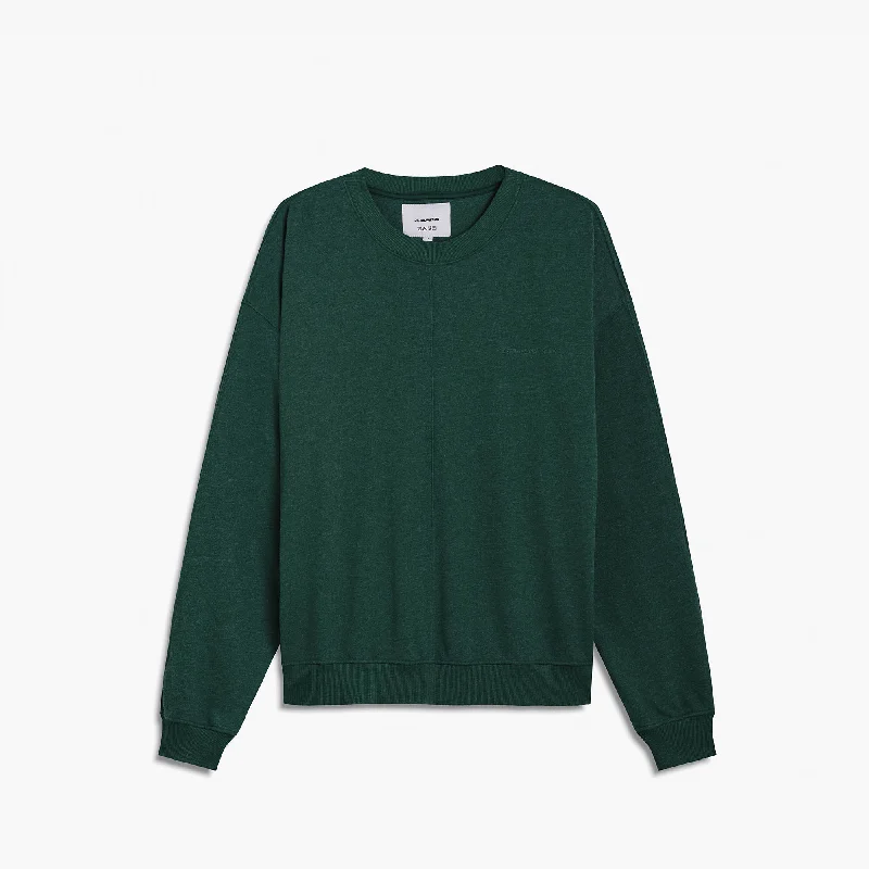 Price Slash loop terry standard sweatshirt / hunter green
