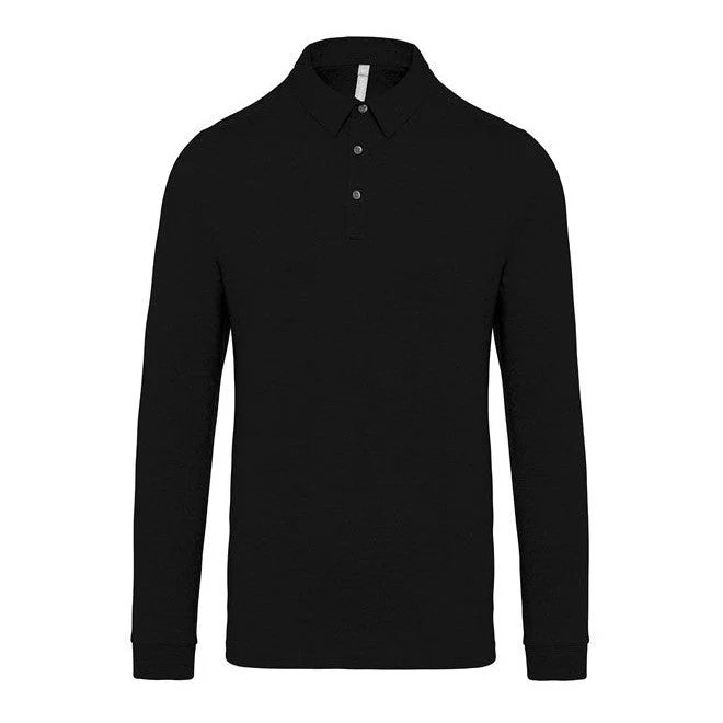 Crazy Deal Kariban Jersey Knit Long Sleeve Polo Shirt