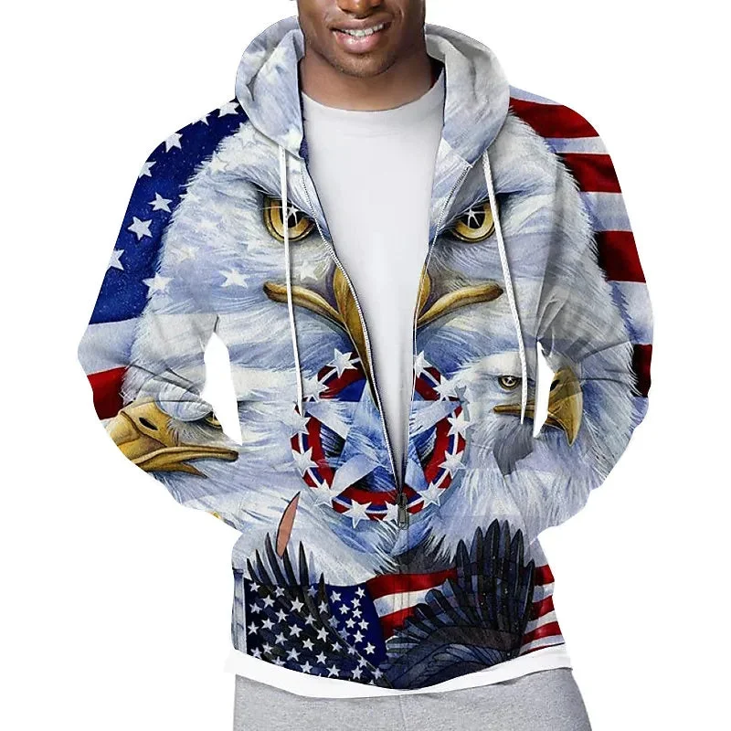 Final Sale 3D PRINT HOODIES WITH ANIMAL PRINT