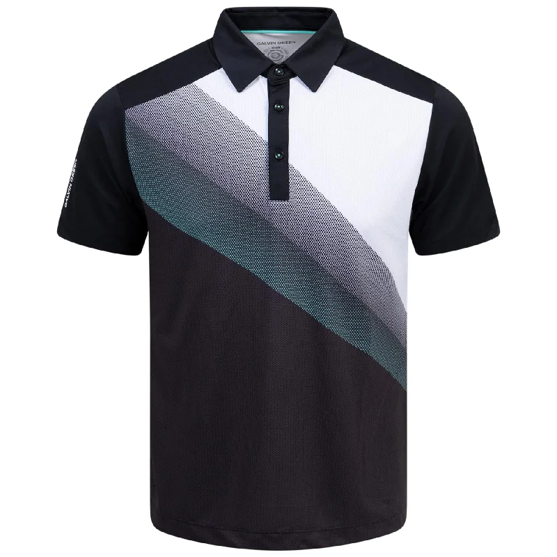 Bargain Prices Macoy Ventil8+ Polo Black/Atlantis Green - AW24