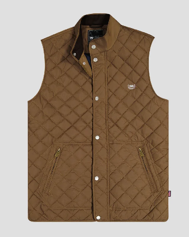 Weekend Bargains Just for You SG Quilted Vest - Bronze