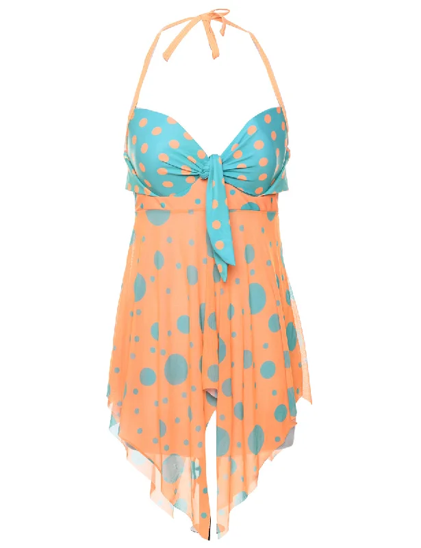 Major Deal Asymmetric Polka Dot Dress - S