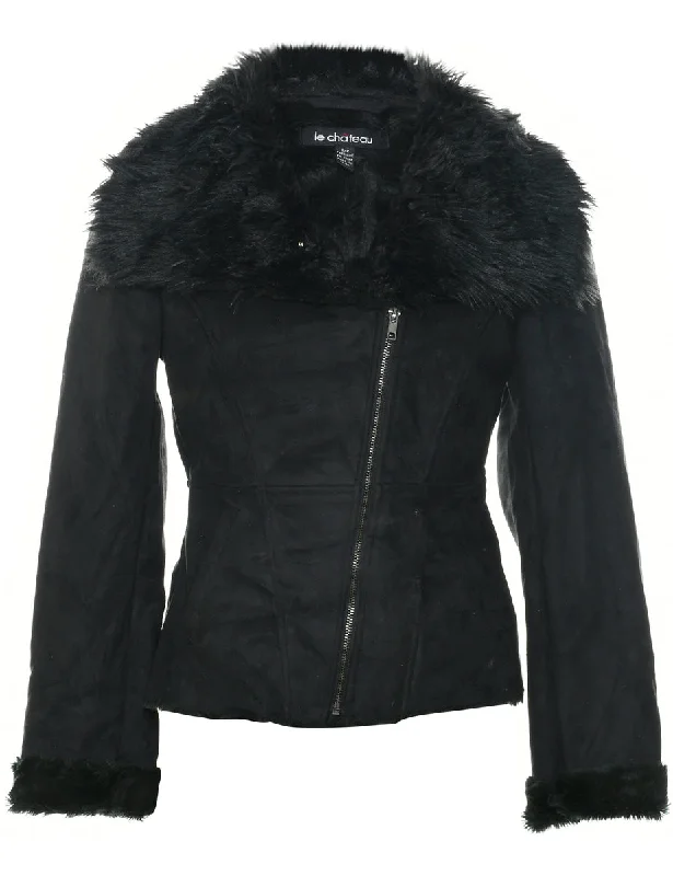 Final Markdown Black  Y2K Jacket - S
