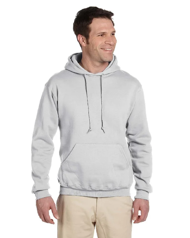 Massive Deals Jerzees SuperSweats Hooded Pullover Sweatshirt | Ash