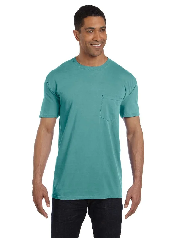 Comfort Colors Garment-Dyed Pocket T-Shirt | Seafoam