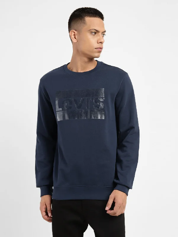 Markdowns Men's Brand Logo Crew Neck Sweatshirt