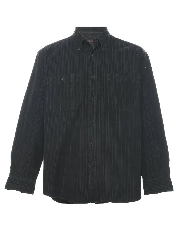 Special Discount Black Corduroy Shirt - M