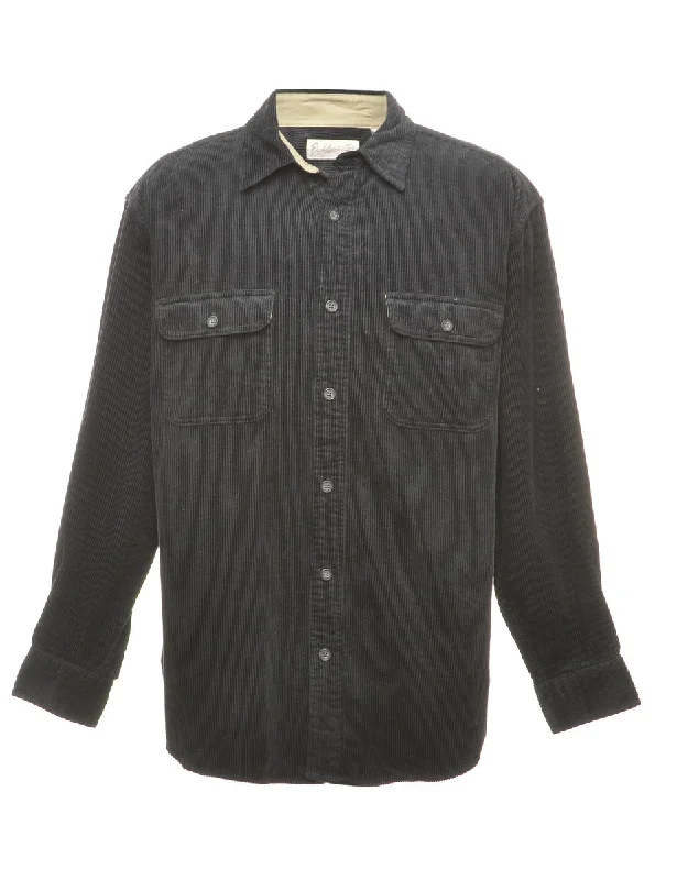 Sale Event Black Corduroy Shirt - L