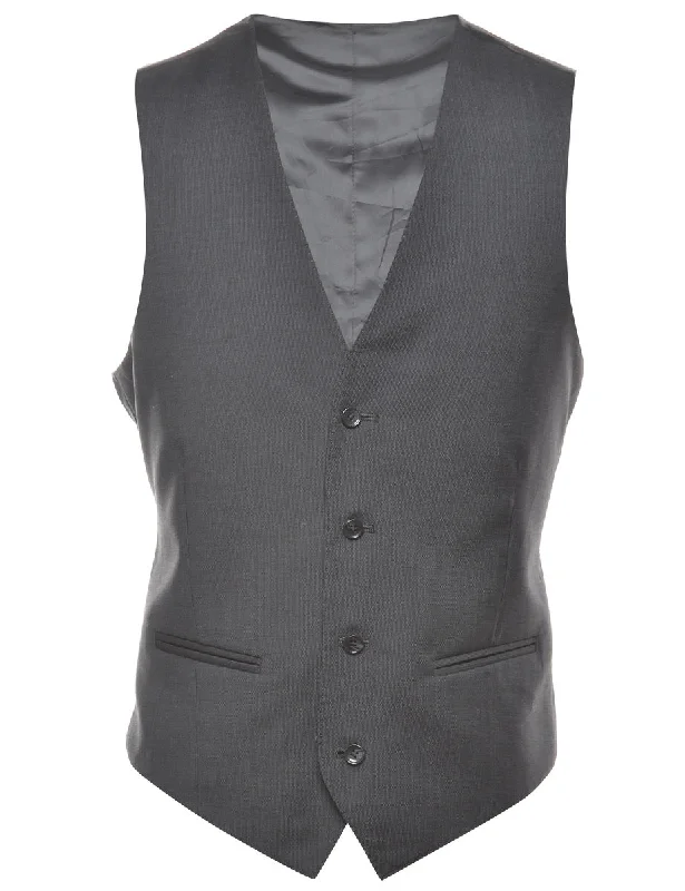 Black Waistcoat - M