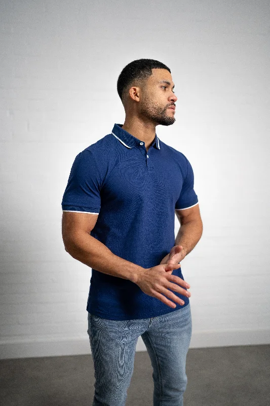 Shop and Save Capo SIMPLE Polo Shirt - Navy