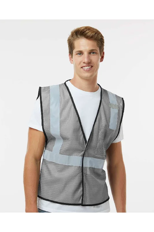 Kishigo Mens EV Series Enhanced Visibility Non-ANSI Vest - Grey