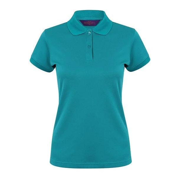 Price Fest Henbury Women's Coolplus® Polo Shirt - Bright Jade
