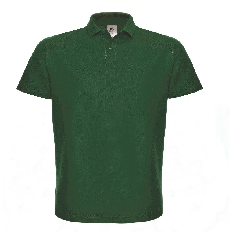 Weekend Wonders Await! B&C Collection Id.001 Polo - Bottle Green
