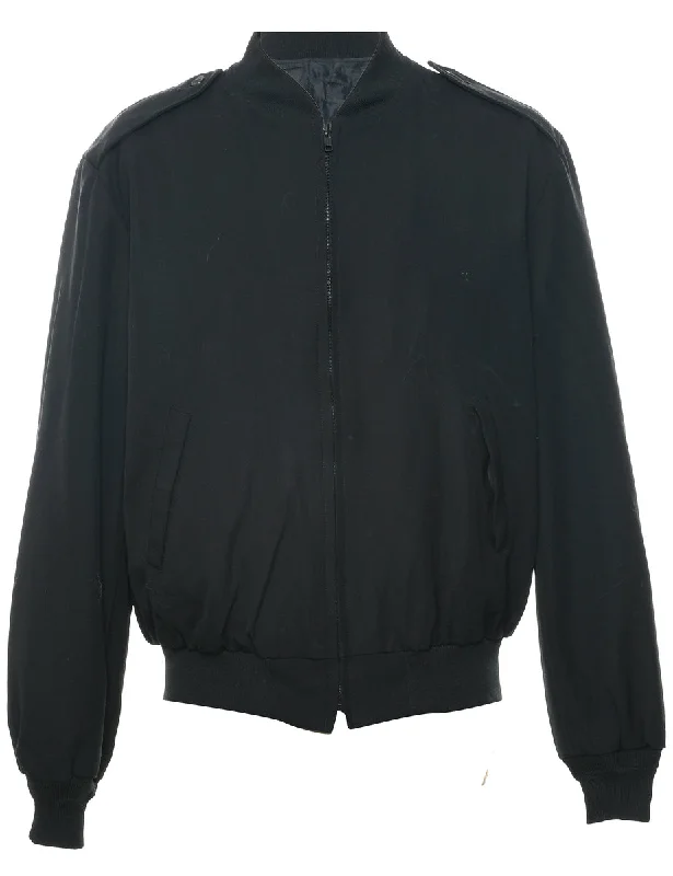 The Best Prices Black Bomber Jacket - XL