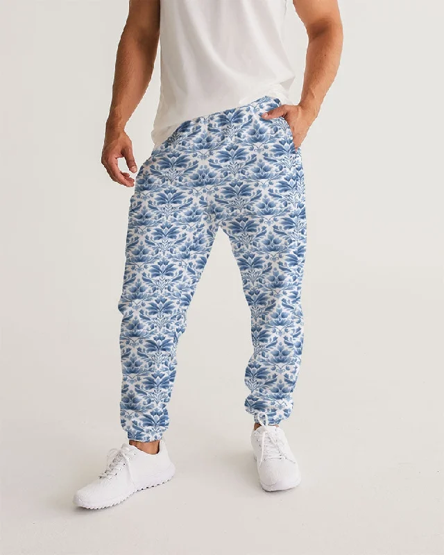 Buy More, Save More light blue Royal patten  Men's All-Over Print Track Pants