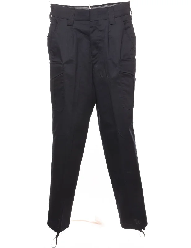 Exclusive Weekend Offers Inside Black Cargo Style Trousers - W30 L30