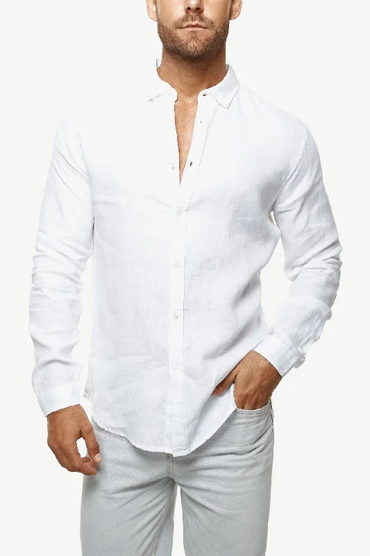 Great Bargains Industrie | The Tennyson L/S Linen Shirt