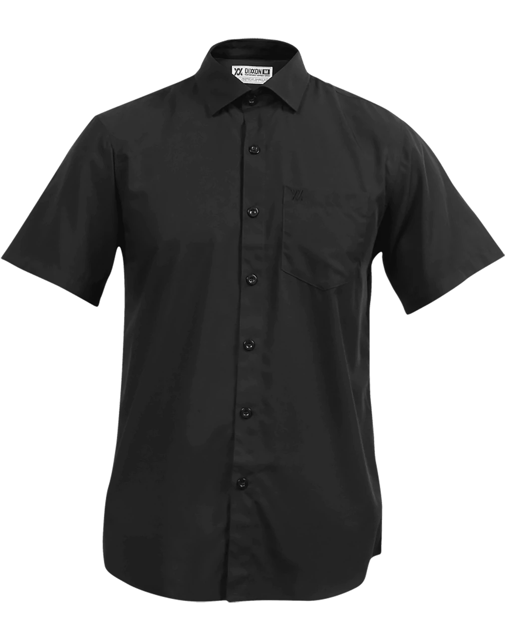 Fantastic Deals Black Bamboo Dress Shirt- Short Sleeve