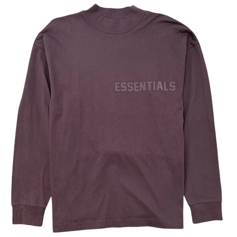 Deal Dash Men's Logo Long Sleeve T-Shirt Burgundy Size M