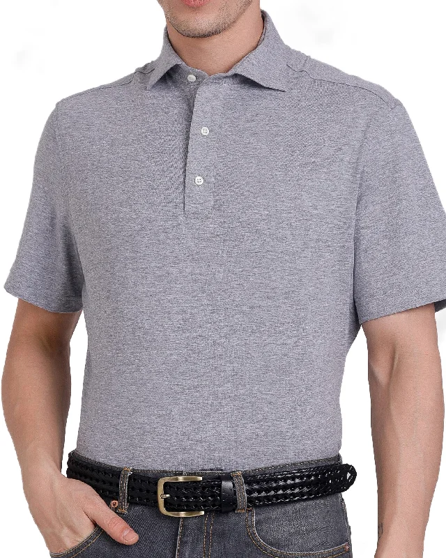 Markdowns EZS Grey Soft Polo