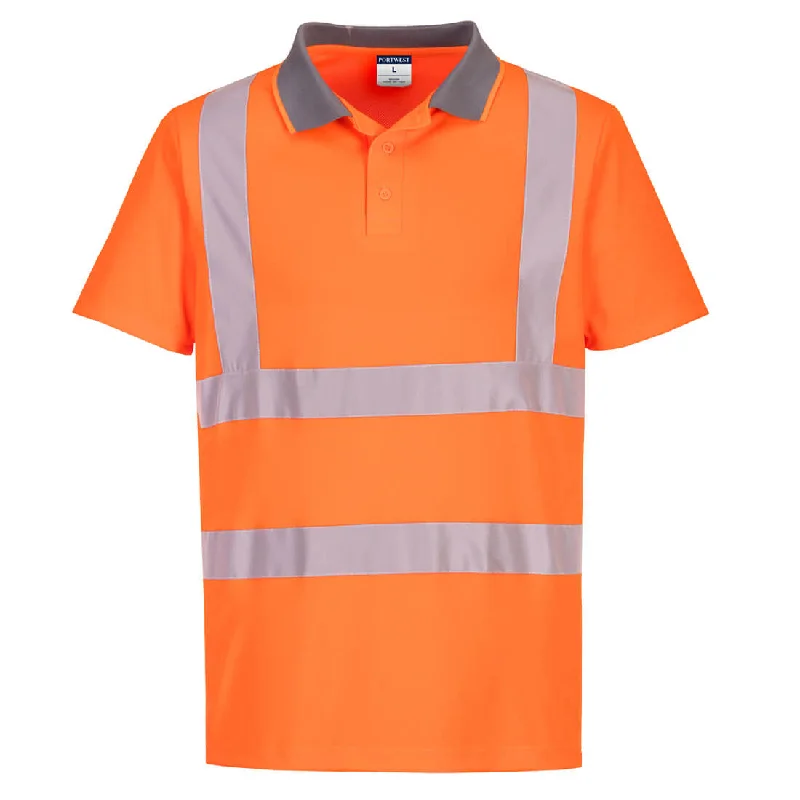 Discount Days Portwest Eco Hi-Vis Polo Shirt S/S (6 Pack)