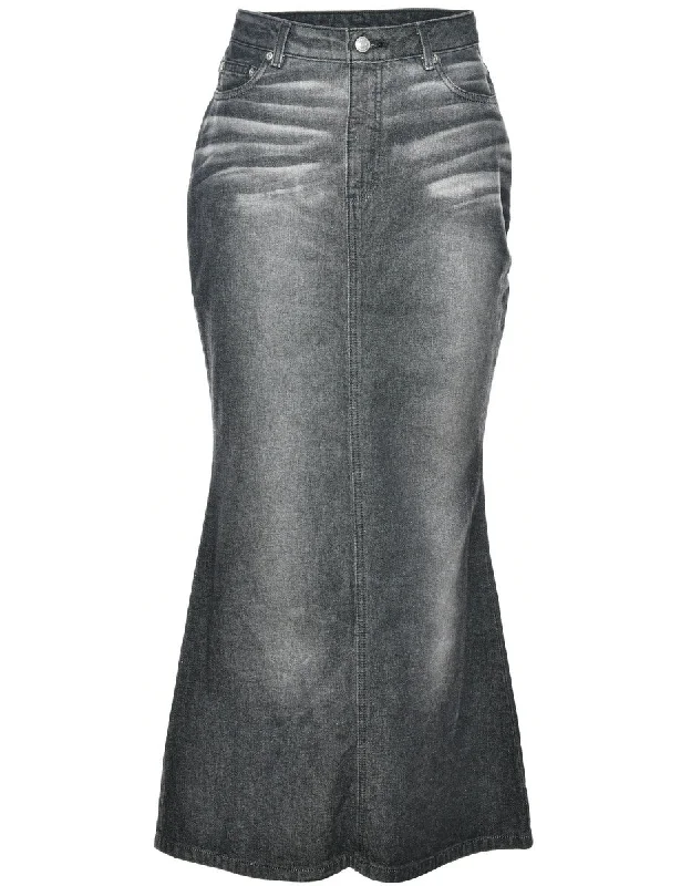 Weekend Bargains to Celebrate Black Denim Skirt - S