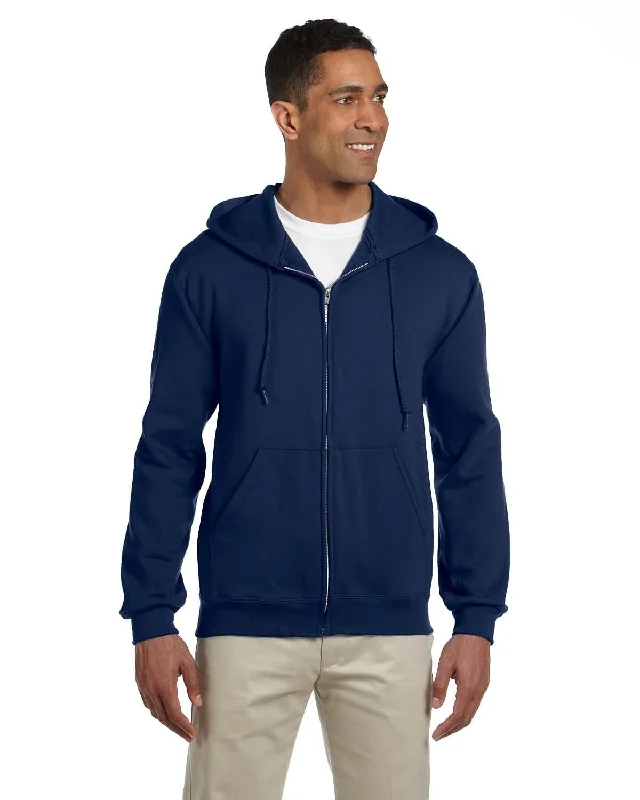 Fantastic Offers Jerzees Super Sweats 50/50 Full-Zip Hoodie | J Navy