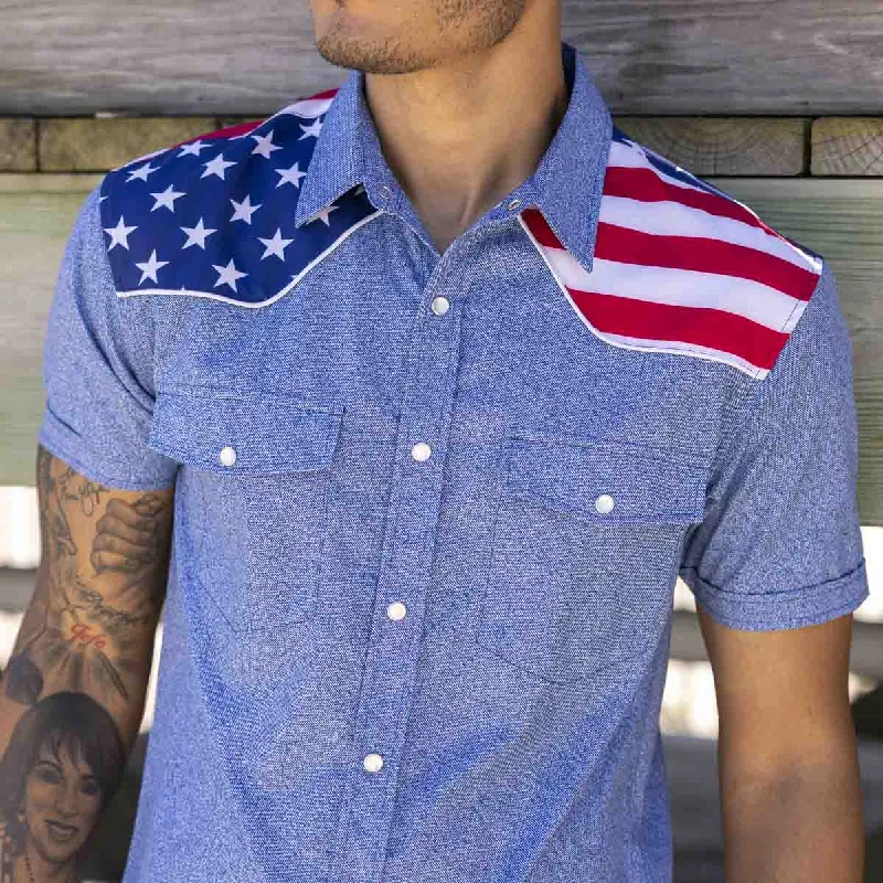 Limited Quantity The Highway Man – Roper Short Sleeve Shirt