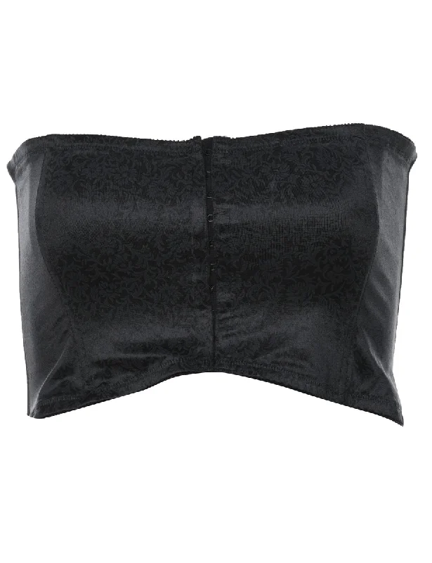 Weekend Wonders Await! Black Bustier - M