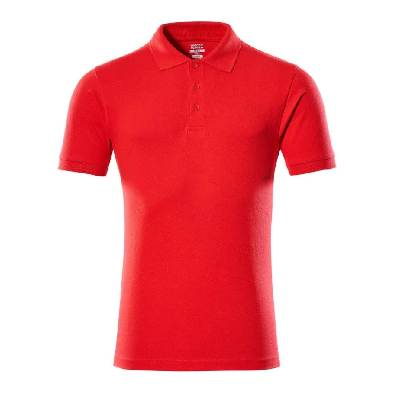 Price Cut Mascot Crossover Bandol Polo Shirt - Traffic Red