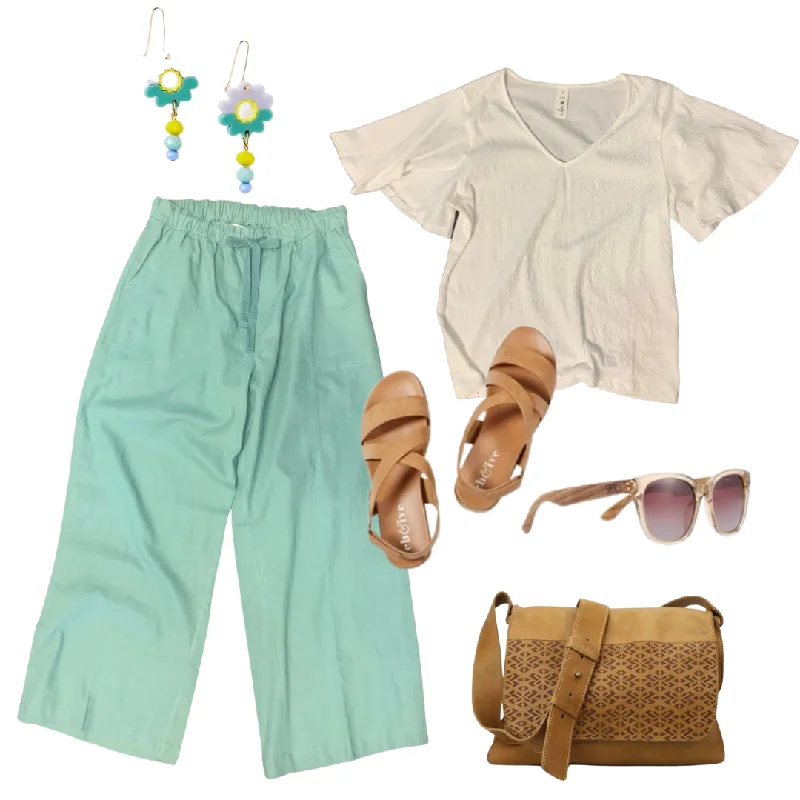 Take Action Carbon Isla Linen Pant