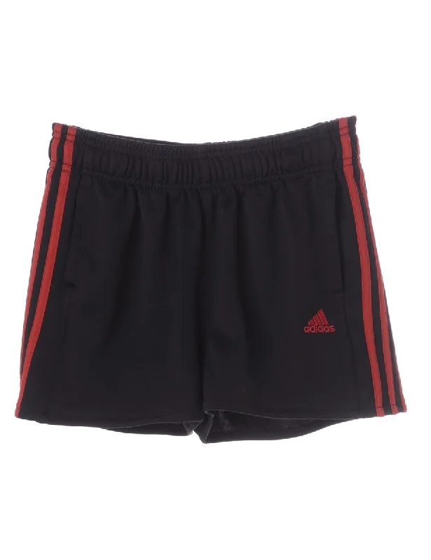 Great Bargains Beyond Retro Label Louise Sport Shorts Black With An Elasticized Waist