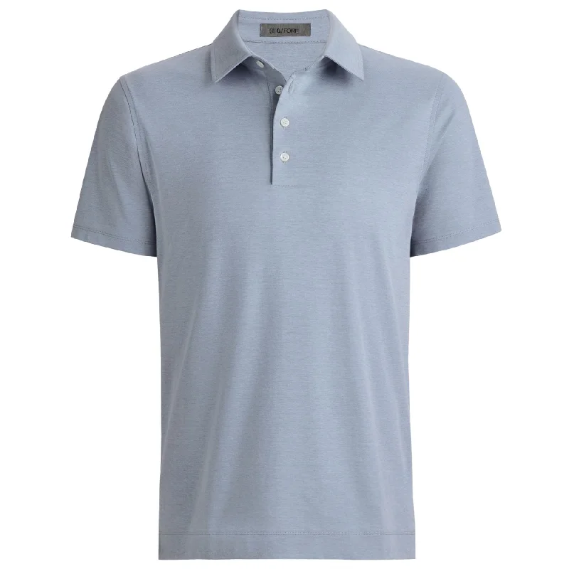 Luxe Cotton Interlock Polo Twilight - AW24