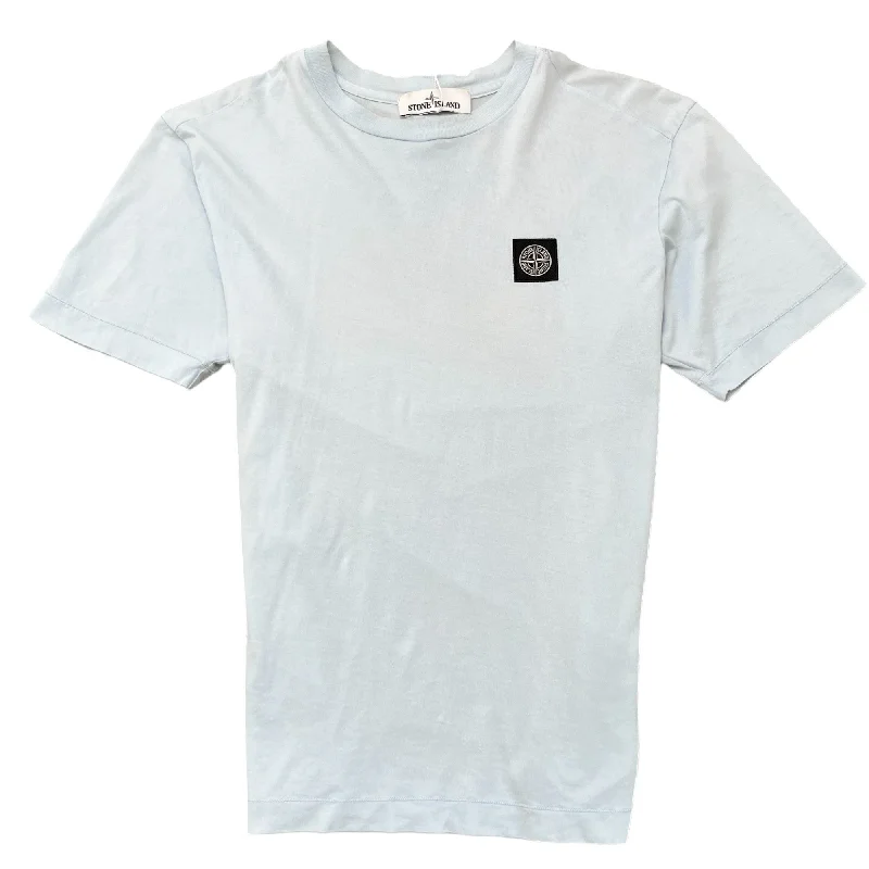 Time-Limited Offer Men's Applique Logo T-Shirt Blue Size S