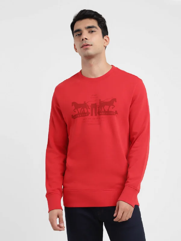 Men's Brand Logo Crew Neck Sweatshirt