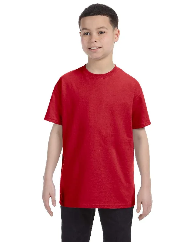 Amazing Value Hanes Youth Authentic-T T-Shirt | Deep Red