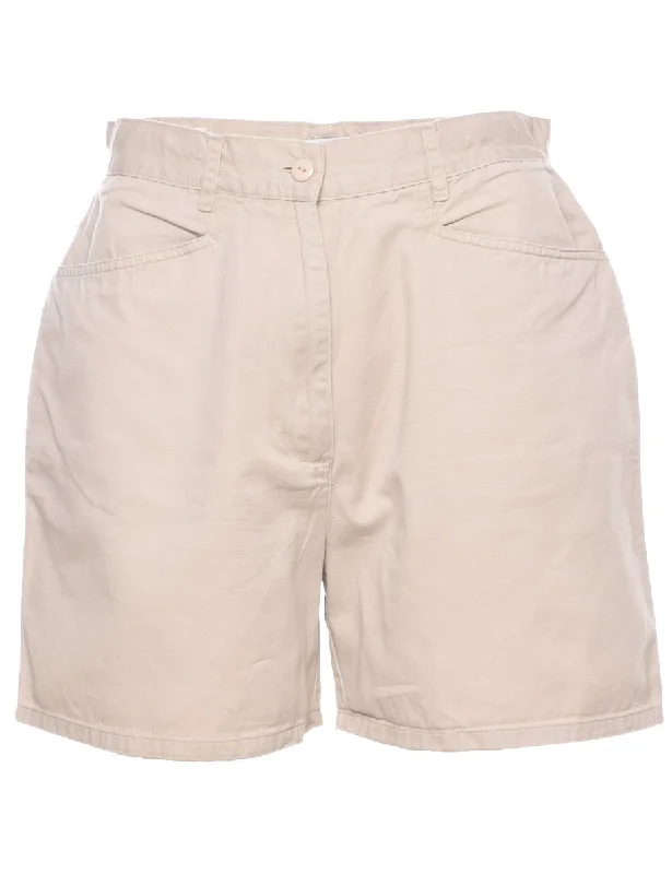 Limited Time Offer Beige Plain Shorts - W29 L4