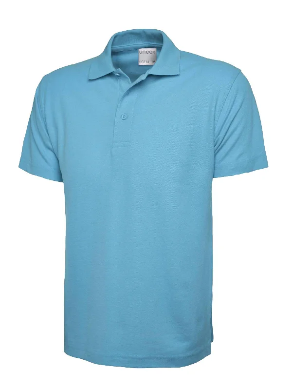 Members Only Uneek Men's Ultra Cotton Poloshirt Sky