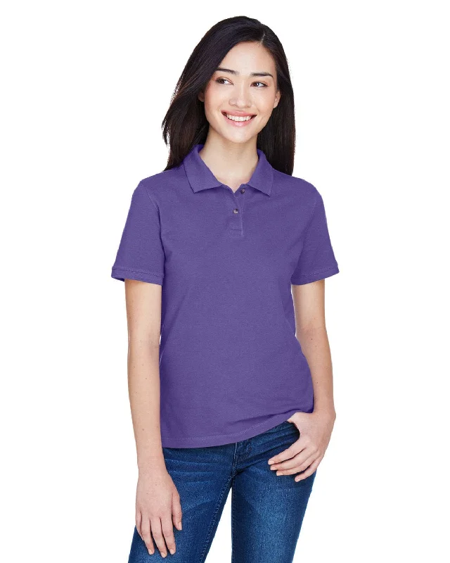 Savings Galore Harriton Ladies Easy Blend Polo Shirt | Team Purple