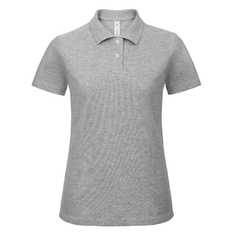 Can't Miss B&C Collection Id.001 Polo Women - Heather Grey