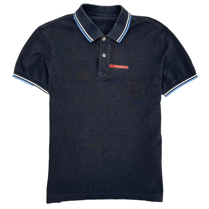 Weekend Specials to Love Men's Logo Polo Shirt Navy Size S