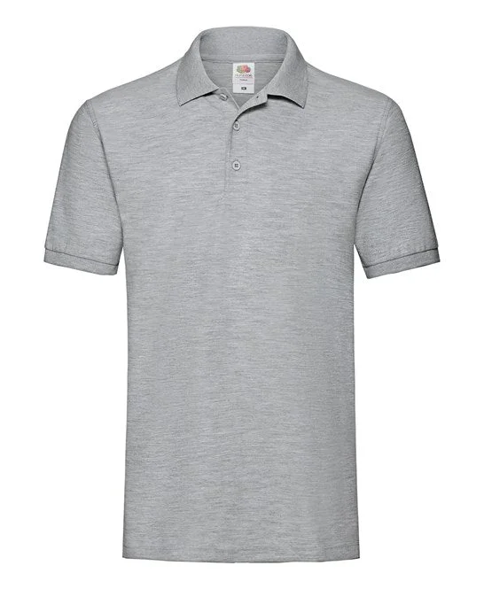 Extra Discount Fruit Of The Loom Premium Polo - Athletic Heather