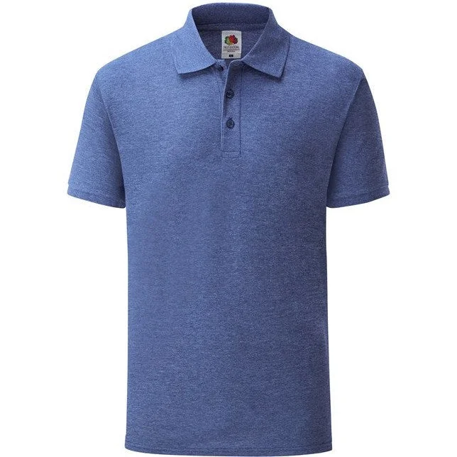 Low Cost Fruit Of The Loom 65/35 Polo - Heather Royal