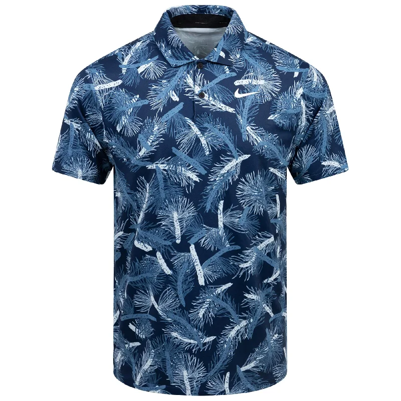 Fantastic Deals Dri-FIT Tour Pine Print Polo Aegean Storm/White - AW24