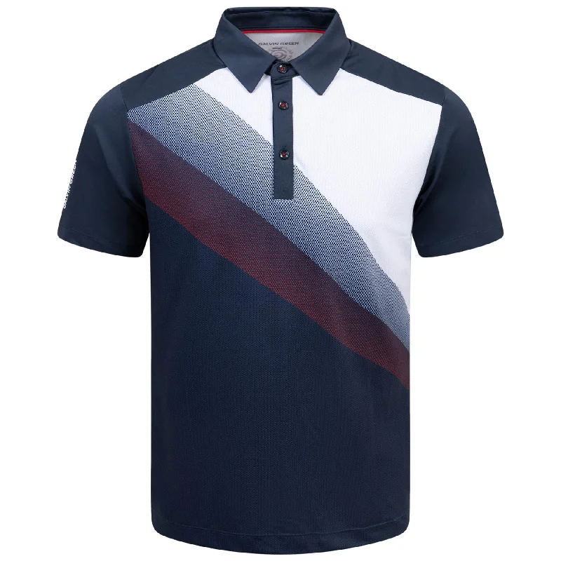 Low Prices Macoy Ventil8+ Polo Navy/Red - AW24